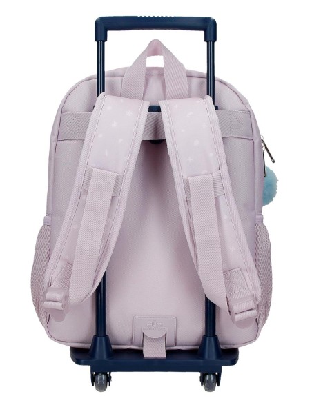 MOCHILA ADAP. 33CM. C/CARRO. STITCH FROM HAWAII