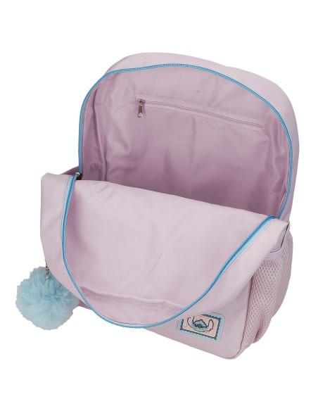 MOCHILA ADAP. 33CM. C/CARRO. STITCH FROM HAWAII
