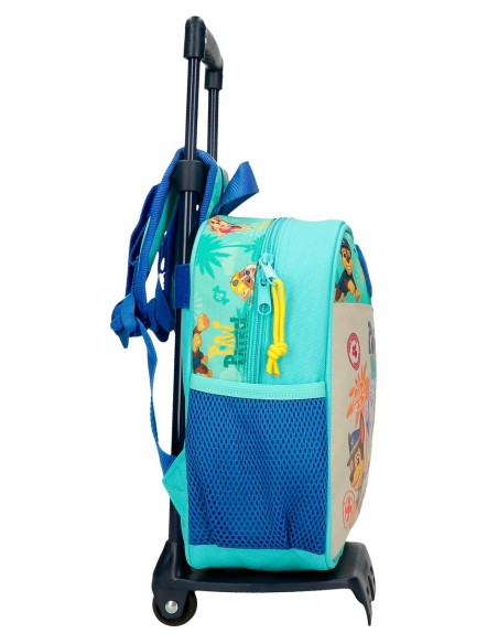 MOCHILA ADAP. 25CM. C/CARRO. PAW PATROL PAWSOME VIBE