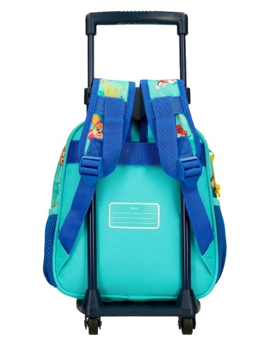MOCHILA ADAP. 25CM. C/CARRO. PAW PATROL PAWSOME VIBE