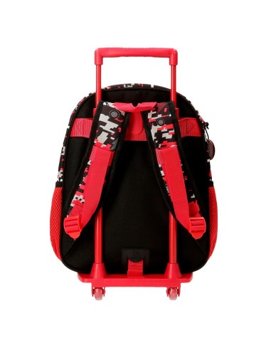 MOCHILA ADAP. 33CM. C/CARRO. CARS MCQUEEN