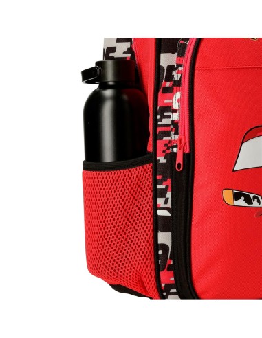 MOCHILA ADAP. 33CM. C/CARRO. CARS MCQUEEN