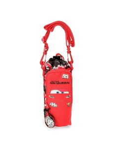 BANDOLERA PORTABOTELLA. CARS MCQUEEN RED
