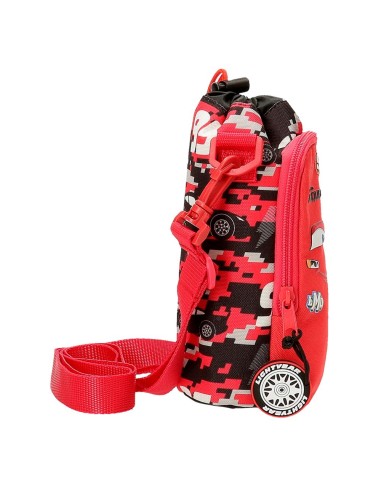BANDOLERA PORTABOTELLA. CARS MCQUEEN RED