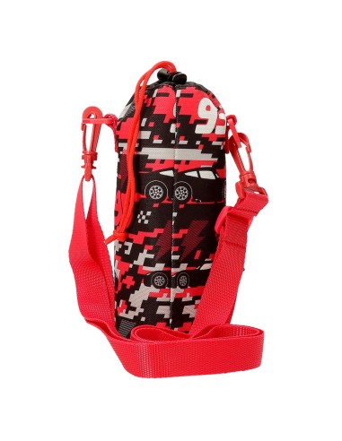 BANDOLERA PORTABOTELLA. CARS MCQUEEN RED