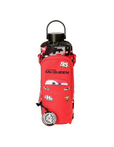 BANDOLERA PORTABOTELLA. CARS MCQUEEN RED