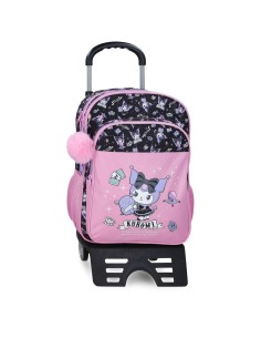 MOCHILA ADAP. 40CM 2C. C/CARRO. KUROMI FORTUNE TELLING