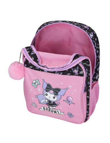 MOCHILA ADAP. 40CM 2C. C/CARRO. KUROMI FORTUNE TELLING