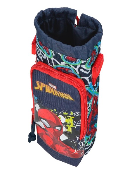 BANDOLERA PORTABOTELLA. GRAFFITY OF SPIDERMAN