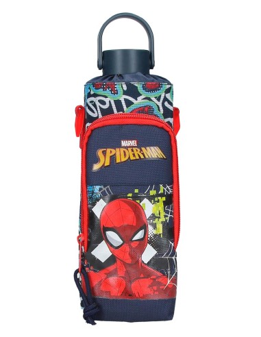 BANDOLERA PORTABOTELLA. GRAFFITY OF SPIDERMAN