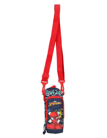 BANDOLERA PORTABOTELLA. GRAFFITY OF SPIDERMAN