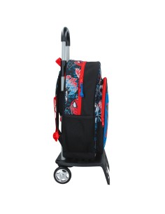 MOCHILA ADAP. 40CM. C/CARRO. SPIDERMAN WALL CRAWLER 2
