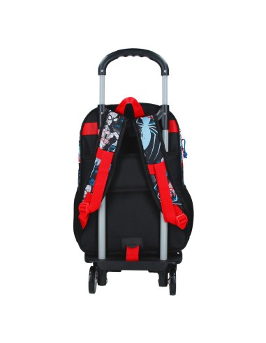 MOCHILA ADAP. 40CM. C/CARRO. SPIDERMAN WALL CRAWLER