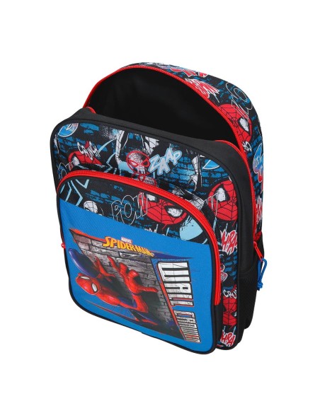 MOCHILA ADAP. 40CM. C/CARRO. SPIDERMAN WALL CRAWLER