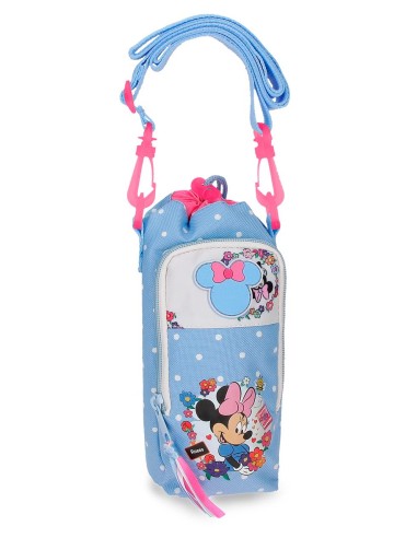 BANDOLERA PORTABOTELLA. MINNIE FLOWERS