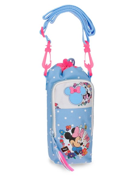 BANDOLERA PORTABOTELLA. MINNIE FLOWERS