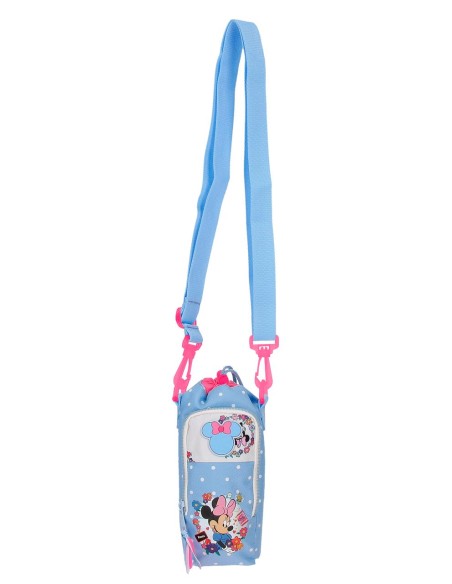 BANDOLERA PORTABOTELLA. MINNIE FLOWERS
