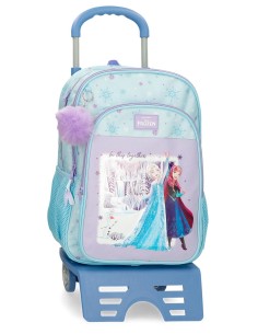 MOCHILA ADAP. 40CM 2C. C/CARRO. FROZEN IN THIS TOGETHER