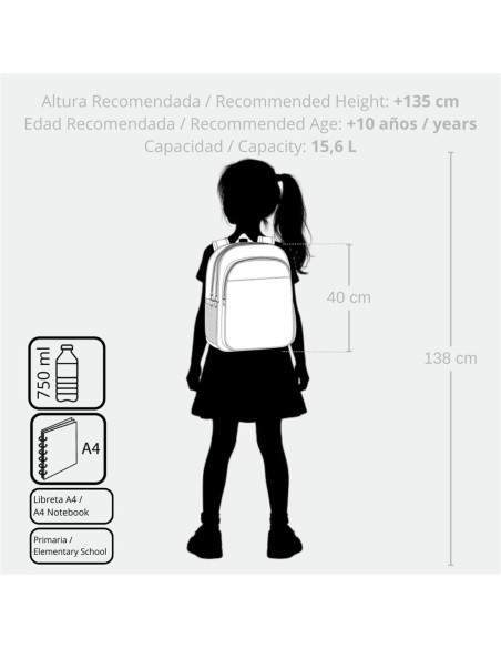 MOCHILA ADAP. 40CM 2C. C/CARRO. FROZEN IN THIS TOGETHER