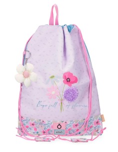 GYM SAC ENSO FULL OF FLOWERS