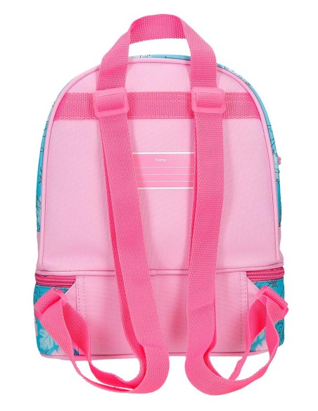 MOCHILA PORTAMERIENDA 28CM. STITCH HEART