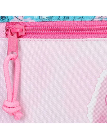 MOCHILA PORTAMERIENDA 28CM. STITCH HEART