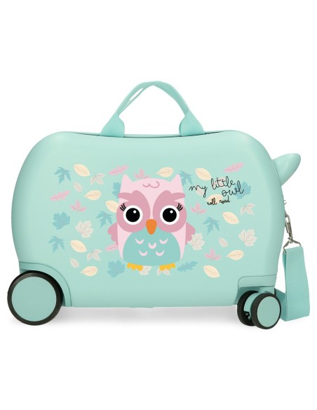 MALETA INFANTIL 45CM. ROLL ROAD HAPPY PETS OWL