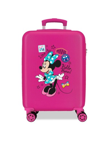 TROLLEY ABS 55CM. 4R. ENJOY MINNIE HI LOVE