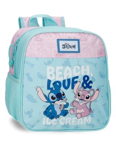 MOCHILA 25CM. LILO  STITCH BEACH  LOVE