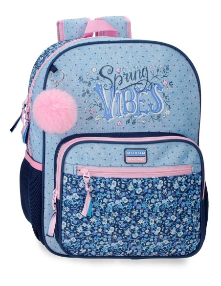 MOCHILA ADAP. 38CM. MOVOM SPRING VIBES
