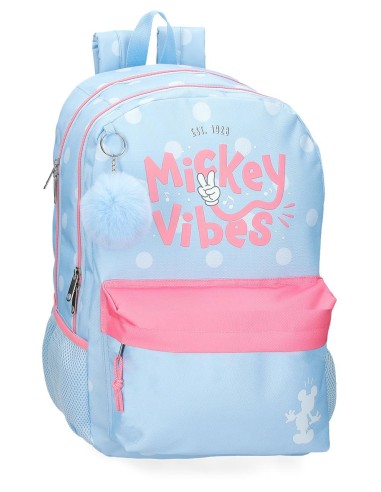 MOCHILA ADAP. 44CM 2C. MICKEY VIBES