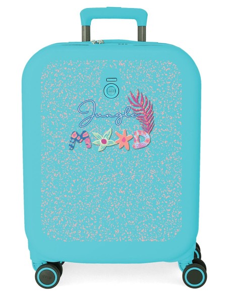 TROLLEY ABS 55CM. 4R. ENSO JUNGLE MOOD