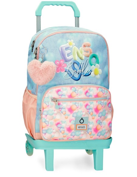 MOCHILA ADAP. 44CM. C/CARRO. ENSO BUBBLES