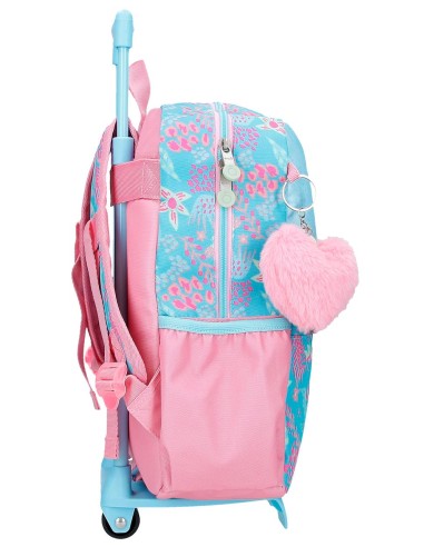 MOCHILA ADAP. 32CM. C/CARRO. ENSO JUNGLE MOOD