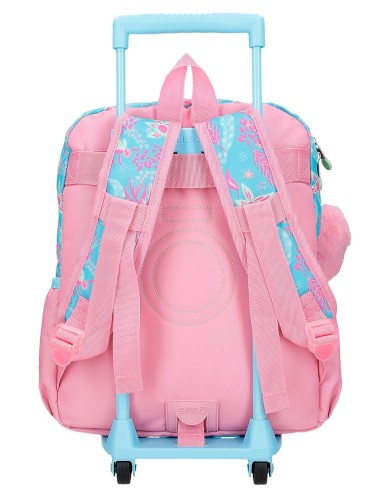 MOCHILA ADAP. 32CM. C/CARRO. ENSO JUNGLE MOOD