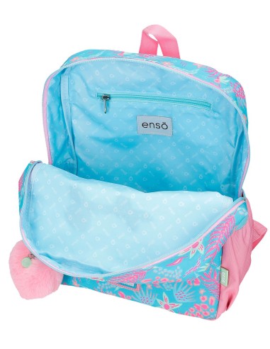 MOCHILA ADAP. 32CM. C/CARRO. ENSO JUNGLE MOOD