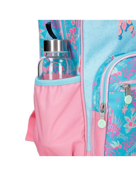 MOCHILA ADAP. 44CM. C/CARRO. ENSO JUNGLE MOOD