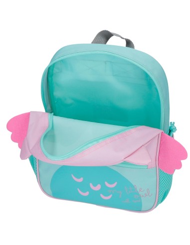 MOCHILA ADAP. 28CM. C/CARRO. ROLL ROAD HAPPY PETS OWL