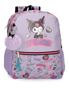 MOCHILA ADAP. 33CM. KUROMI RETROPOP