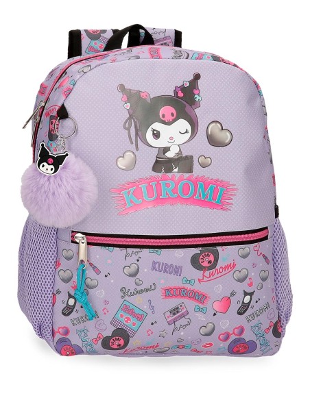 MOCHILA ADAP. 33CM. KUROMI RETROPOP