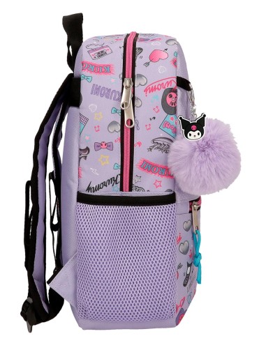 MOCHILA ADAP. 33CM. KUROMI RETROPOP