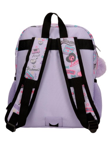 MOCHILA ADAP. 33CM. KUROMI RETROPOP