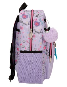 MOCHILA ADAP. 38CM. KUROMI RETROPOP 2