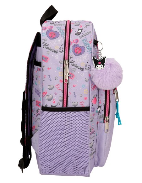 MOCHILA ADAP. 38CM. KUROMI RETROPOP