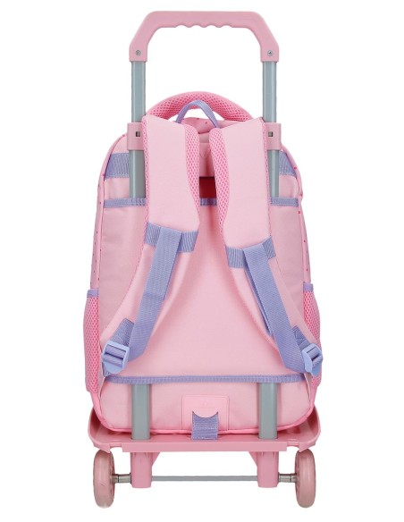 MOCHILA ADAP. 42CM 3C. C/CARRO. HELLO KITTY BOWS