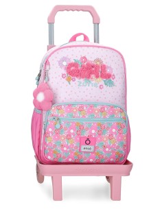 MOCHILA ADAP. 38CM. C/CARRO. ENSO GIRL ZONE