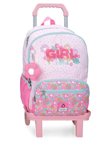 MOCHILA ADAP. 44CM 2C. C/CARRO. ENSO GIRL ZONE