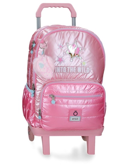 MOCHILA ADAP. 44CM 2C. C/CARRO. ENSO INTO THE WILD