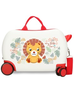 MALETA INFANTIL 45CM. ROLL ROAD HAPPY PETS LION