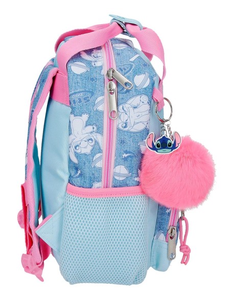 MOCHILA ADAP. 28CM. STITCH HEARTS